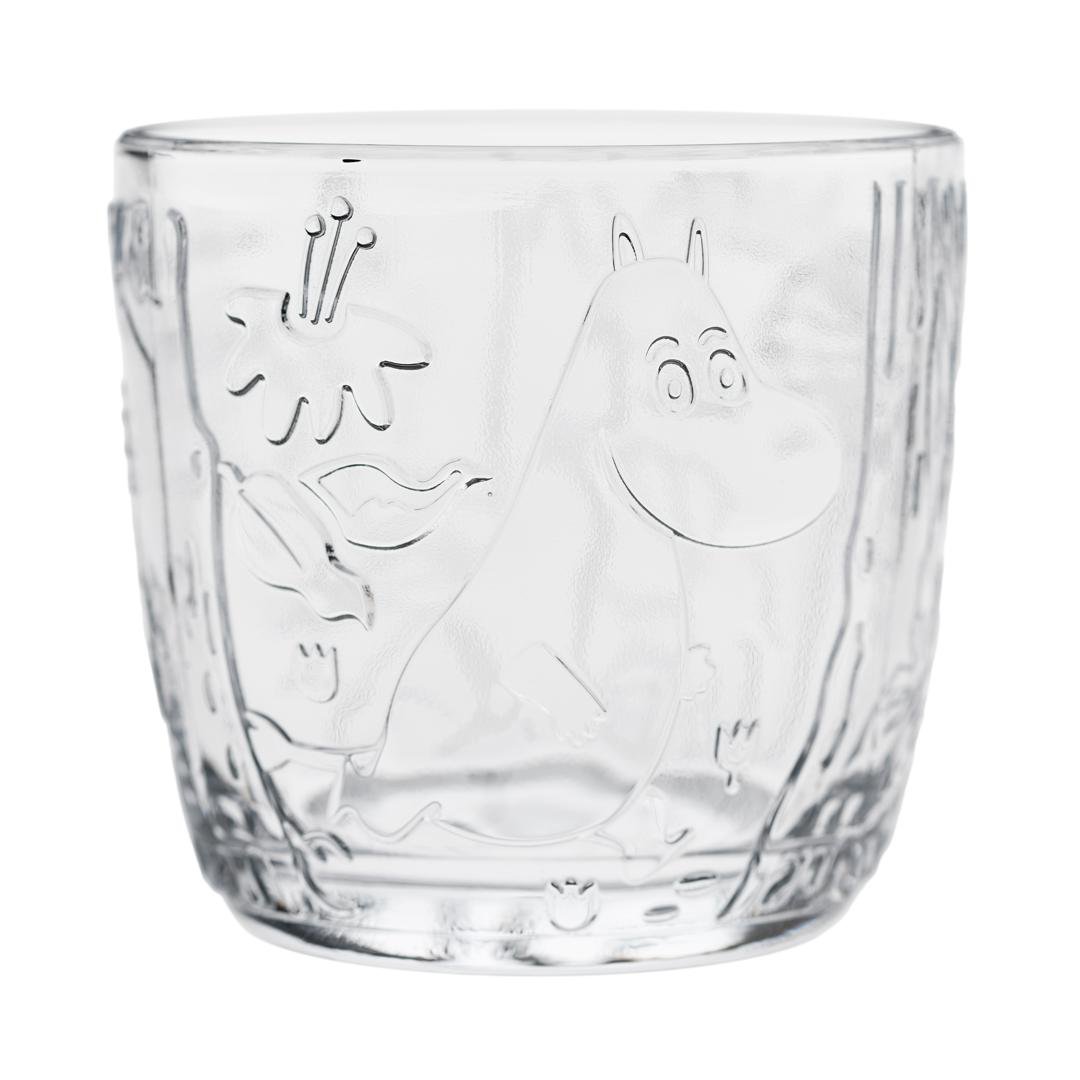 Moomin Mystic Forest glas 28cl 2stk clear | Kringlan